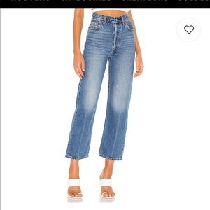Ribcage Straight Ankle Levi’s Jeans Georgie wash